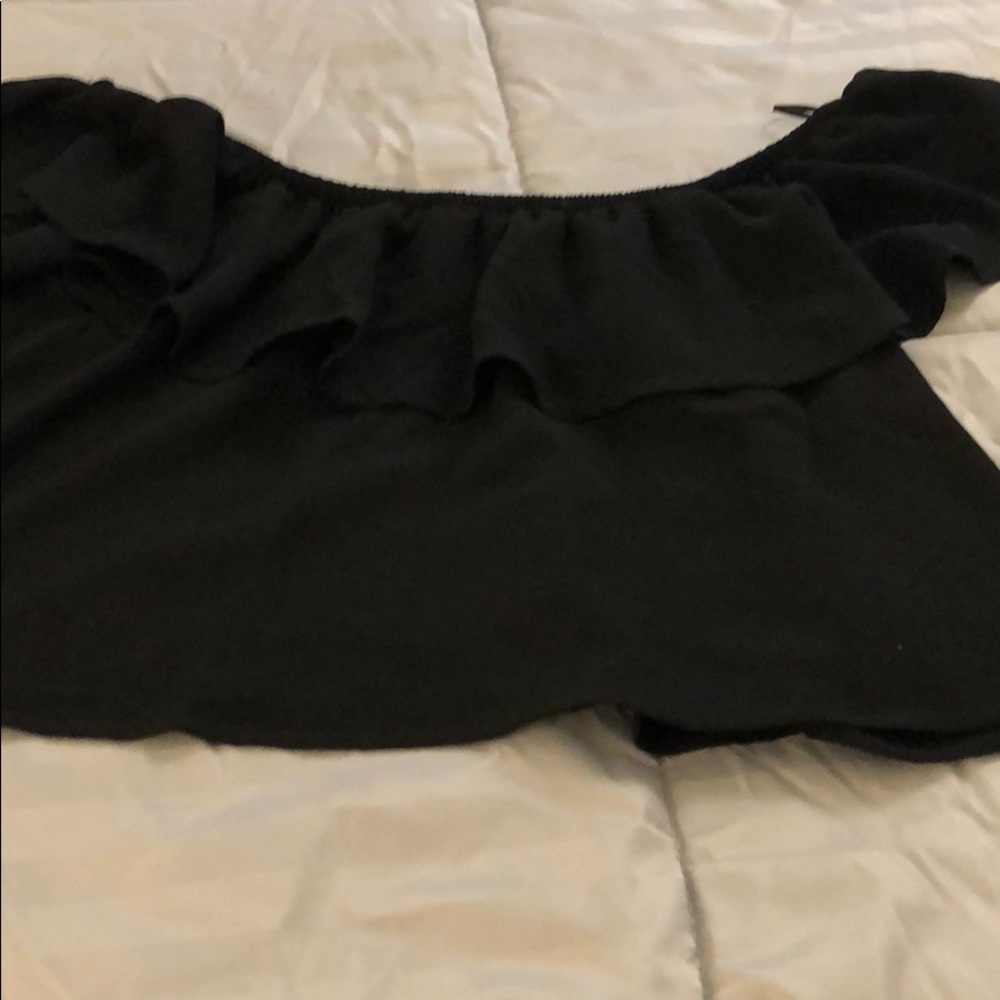 Never worn off shoulder top